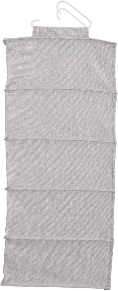 Household Essentials 10-Pocket Hanging Shoe Organizer, Side-by-Side Blended