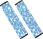 Car Seat Shoulder Strap Pads White Seat Belt Covers Blue Butterfly Seat Belt Shoulder Strap Pad Seat Belt Covers for Women Seat Belt Covers for Adults 2 Pack Seat Belt Cover Car Accessories