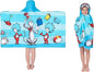 Dr. Seuss Cat In The Hat Bath/Pool/Beach Soft Cotton Terry Hooded Towel Wrap, 24 in x 50 in, By Franco Kids