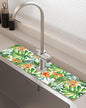 Patterned Sink Faucet Mat Kitchen Splash Guard Super Absorbent Drying Mat