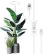 yadoker LED Growing Light, Full Spectrum for Indoor Plants, Paired with a Soil Tester,Height Adjustable, Automatic Timer, Low Safe Voltage, Ideal for Large Plants