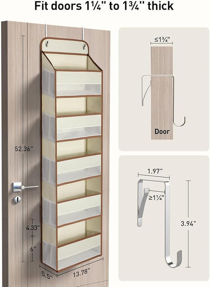 Yecaye 1 Pc 5 Tier Over the Door Organizer