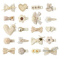 20 PCS Toddler Hair Clips 2.4 Inch Baby Girl Hair Bows Fully Covered Barrettes Infant Hair Accessories for Babies and Kids
