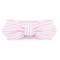 Creative Knitwear Marshall Thundering Herd Infant Girls Pink/White Striped Hair Knot Headband Embroidered Logo - Size Newborn - 4T