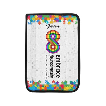Embrace Neurodiversity Autism Awareness Seat Belt Covers Autistic Car Seat Belt Covers Medical Alert Personalized Name Special Need Seatbelt Cover 9