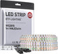 BTF-LIGHTING WS2815 (Upgraded WS2812B) LED Strip Light,UL Listed,3.2FT 144 LED/Pixels,Flexible Chasing RGB,Dual Signal Individually Addressable,5050SMD,3M Tape,DC12V IP65(No Adapter or Controller)