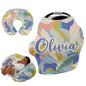 Personalised Car Seat Cover for Babies - Multi-use Carseat Canopy Cover with Name, Camouflage Car Seat Covers, Christmas Birthday Gifts for Infant Boys and Girls