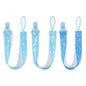 Littleforbig Adult Pacifier Clip Little Trunks 3 Paci Clips Set - Blue
