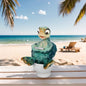 Funny Desk Decor Turtle Figurines Beach Decorations Home Ocean Room Decor Beachy Weird Bathroom Coastal Bedroom Nautical Party Gifts Men Knick Knacks Shelves Table Funky