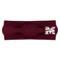 Creative Knitwear Morehouse Maroon Tigers Infant Girls Maroon Solid Hair Knot Headband Embroidered Logo - Size Newborn - 4T