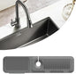 Kitchen Sink Splash Guard Silicone Faucet Handle Drip Catcher Tray Sink