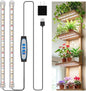 Kullsinss Grow Lights for Indoor Plants, 16" Full Spectrum Plant Grow Light Strips with Upgrade Timer 6/12/16 Hrs, 5 Dimmable Levels, 120 LEDs Sunlight Growing Lamp for Indoor Greenhouse, Seedlings