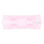Creative Knitwear North Dakota State Bison Infant Girls Pink Solid Hair Knot Headband Embroidered Logo - Size Newborn - 4T