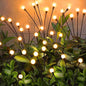 NBQQ Solar Garden Lights Outdoor, Waterproof Solar Powered Lights for Yard Pathway Patio, Swaying Lawn Decor as Gardening Gifts for Women Holiday(Warm White, 10 Pack)