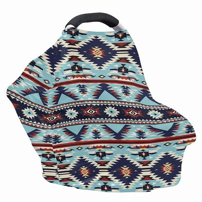 Youngerbaby Aztec Western Nursing Cover Breastfeeding Soft Infant Carseat Canopy Stretchy Breathable Cover for Stroller High Chair Shopping Cart Canopies