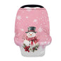 AFPANQZ Snowman Nursing Cover Breastfeeding Covers Stretchy Babies Car Seat Cover Soft Breathable Infant Carseat Canopy Shopping Cart Stroller Canopy for Baby