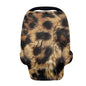 Forchrinse Leopard Print Nursing Cover Breastfeeding Scarf Babies Soft Car Seat Cover for Boys and Girls Infant Carseat Canopy Multi-Use Git