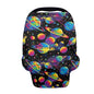 GIFTPUZZ Universe Multi-Functional Nursing Cover - Soft & Breathable Breastfeeding Scarf, Car Seat Canopy, Grocery Cart & Stroller Protector - Universal Fit for Moms