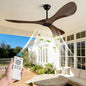 60 in Ceiling Fan of 7400+CFM High Airflow with Mute Remote Control,Ceiling Fan no light for Indoor/Outdoor Patios.6 Speed Noiseless Reversible DC Motor,Easy to Install with Timer for Living Room