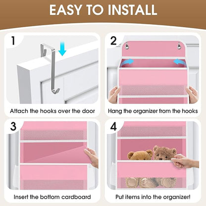 2 Pack Over The Door Organizer Hanging Storage Organizers