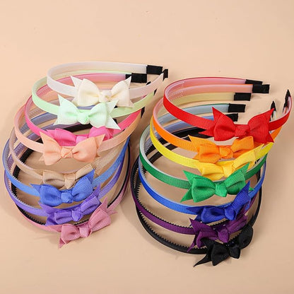 XIMA Baby Girls Headbands with Bows,Cute Ribbon Hair Bows Head Band for Teens Toddlers Kids Children Pack of 15-B