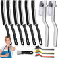 Crevice Cleaning Brush Set, Tight Spaces & More