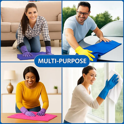 8 Pcs Extra Large Microfiber Cleaning Cloths – 30x20 in Mop Towels