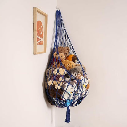Stuffed Animal Storage Toy Hammock Corner Hanging Net