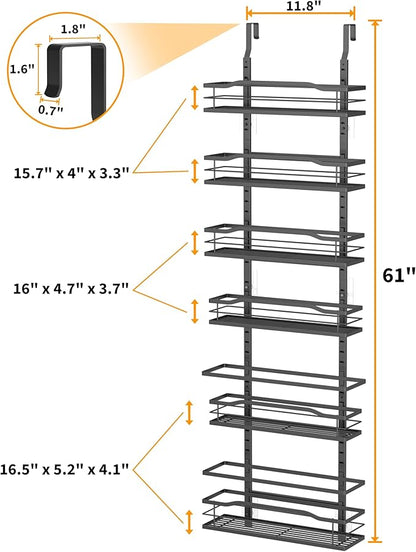 Moforoco 6-Tier Over The Door Pantry Organizer, Pantry Organization and Storage