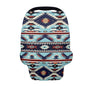 Youngerbaby Aztec Western Nursing Cover Breastfeeding Soft Infant Carseat Canopy Stretchy Breathable Cover for Stroller High Chair Shopping Cart Canopies