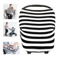Multi-Use Nursing Breastfeeding Cover Baby Car Set Cover Canopy Shopping Cart Cover Swaddle Blanket for Infants Newborns Toddlers Shower Gift (The Classic)