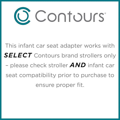 Contours Infant Car Seat Adapter for Contours Element Stroller - Compatible with Britax B Safe, Britax B Safe 35 Elite, Britax B-Safe 35 and Britax Endeavor Infant Car Seats Only