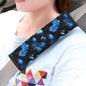 2PCS Car Seat Belt Cover Cushion Butterfly Seatbelt Shoulder Blue Butterflies Soft Car Seat Belt Strap Cushion Protect Your Neck and Shoulder Car Accessories Seat Belt Pad for Car Truck Vans