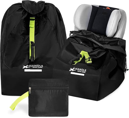 Car Seat Travel Bag for Airplane - Fits Infant Car Seats, Convertible Car Seats, Booster Seats, Car Seat Bases - for Worry-Saving, Effortless and Safe Travel
