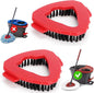 Funtin 2-Pack Mop Scrub Brush Head Compatible
