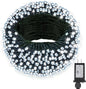 Extra Long 264Ft 800 LED Christmas Lights with Timer, Green Wire Fairy Starry String Lights Plug in, 8 Modes and Memory, forIndoor Outdoor Xmas Tree Wedding Party Decoration,Cool White