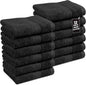 LANE LINEN Washcloths 12 Pack