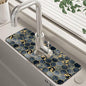 Kitchen Sink Splash Guard Faucet Mat Super Absorbent Fast Drying Mat Guard