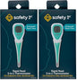 Safety 1st Rapid Read 3-in-1 Thermometer,Aqua,Size,(Pack of 2)