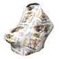 Personalized Cow Baby Car Seat Cover with Name,Multi-Use Canopy for Nursing, Strollers,Shopping Carts,Customized Breastfeeding Cover, Full Privacy,Infant Stroller Cover