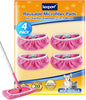 KEEPOW 4 Pack Reusable Mop Pads Compatible