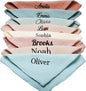 6 Pack Personalized Baby Washcloths and Burp Cloths, Soft Absorbent Muslin Cotton Washcloth for Newborns, 10x10 Inches