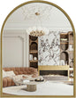 WallBeyond Gold Vintage Mirror for Vanity 28x36 Inch, Gold Antique Mirror with Ornate Beaded Frame for Bathroom, Living Room, Fireplace, Entryway