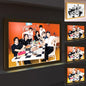 MEMELIGHT Light-Up Wall Art – BTS Photo Art Night Light, Kpop Idol Merchandise, BTS Merch, A4 Size LED Table Light, 8.3 x 11.7 inch