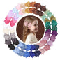 XIMA 30Pcs Grosgrain Ribbon Hair Bows for Girls,Solid Color Alligator Hair Clips,Cute Hair Accessories Set for Toddlers Kids Baby Girls,Hair Barrettes for Daily Wear,School,Party, Birthday Gift