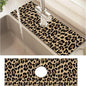 Absorbent Splash Guard Mat for Kitchen Sink, 15×5.5 Inch Cute Fast Drying Drip