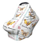 Personalized Baby Car Seat Cover with Name Stroller Canopy Custom Butterfly Carseat Cover Newborn Baby Boy Girl Nursing Cover for Moms First Birthday Gift