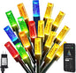 Brizled Smart Christmas Tree Lights, 66FT 200 LED Color Changing Bubble Candle String Lights App & Voice Control, Warm White & Color WiFi Xmas Light Music Sync for Indoor Outdoor Xmas Wedding Party