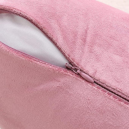NiNi ALL Decorative Throw Pillow Covers Velvet 26x26 Inch Pack of 2 Pink Cushion Covers Soft for Couch Sofa Bedroom Living Room Outdoor
