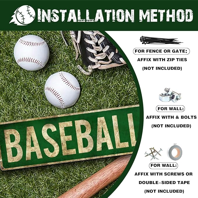 Rasonus Baseball Gifts for Boys 8-12 Accessories Room Decor Cool Stuff Sports Bedroom Posters Baseball Gear Wall Art Teen Boys Birthday Christmas Party Decorations